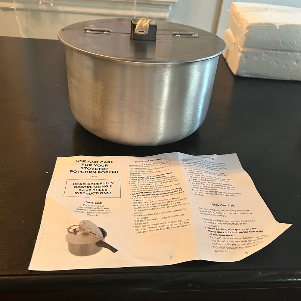 Stovetop popcorn popper - Picture 2 of 2